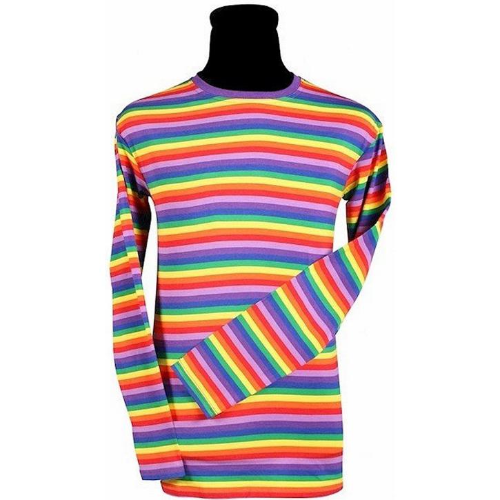 Ringelshirt langarm bunt Gr. XL