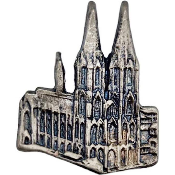 Pin Kölner Dom altsilber